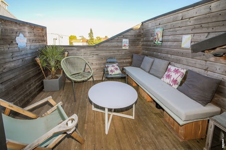 Terrasse aménagée